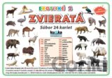 Súbor 24 kariet - Zvieratá (exotické 2)