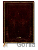 Paperblanks - diár Black Moroccan 2018