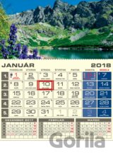 Luxus 4-mesačný mini kalendár 2018 s motívom štyroch ročných období