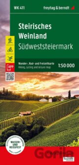 Štýrská vinařská oblast 1:50 000 / turistická, cyklistická a rekreační mapa