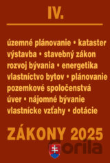 Zákony IV / 2025 - Stavebné zákony a predpisy