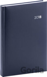 Diář 2018 - Balacron - denní, A5, tm. modrý