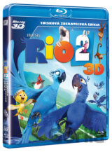 Rio 2 (3D + 2D - 2 x Blu-ray) - limitovaná edice s plyšákem