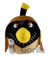 Plyšová hračka Angry Birds Starwars Obi-Wan Kenobi - hnedo-čierny v kapucni 20 c
