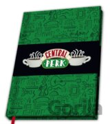 Poznámkový blok Friends: Ikony a Logo Central Perk