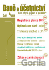 Daně a účetnictví bez chyb, pokut a penále č. 4 / 2025 - Registrace plátce DPH