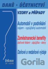 Daně, účetnictví, vzory a případy č. 5-6 / 2025 - Automobil v podnikání