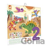 Prelepovateľné samolepky Dinosaury od 2r.
