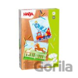 Haba Drevená hračka priraďovanie farebných paličiek s predlohami Stabix