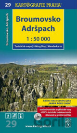Broumovsko, Adršpach 1: 50 000