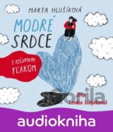 Modré srdce s kečupovým fľakom