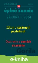 Aktualizácia I/3 / 2024- daňové a účtovné zákony