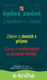 Aktualizace I/2 / 2024 - o daních z příjmů, o archivnictví a spisové službě