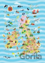 Mapa Veľkej Británie