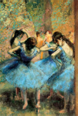 Tanečnice v modrom