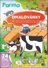 Omalovánky A4 se samolepkami Farma