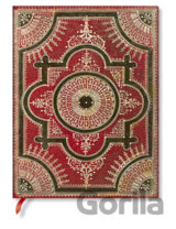 Paperblanks - zápisník Ventaglio Rosso Kraft