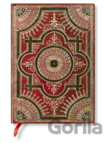 Paperblanks - zápisník Ventaglio Rosso Kraft