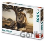 Puzzle 500 Odpočívající lev