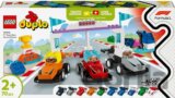 LEGO® DUPLO® 10445 Pretekárske autá a šoféri tímu F1®