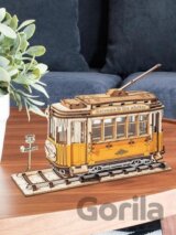 NiXiM Dřevěné 3D puzzle/Retro tramvaj
