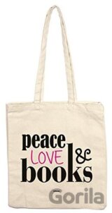 Peace Love Books (Tote Bag)