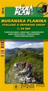 Muránska planina, Stlolické a Veporské vrchy  1 : 50 000