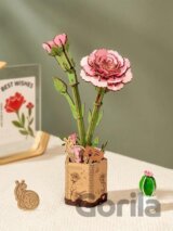 NiXiM Dřevěné 3D puzzle/Růžový karafiát