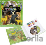 Svět zvířat Zvířátka v lese (kniha omalovánek s DVD)