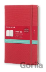 Moleskine - zápisník Two-go červený