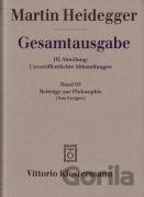 Gesamtausgabe Abt. 3 Unveröffentliche Abhandlungen Bd. 65. Beiträge zur Philosophie