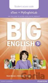 Big English 5 Pupil´s eText & MyEnglishLab Access Code