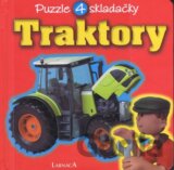 Traktory - puzzle 4 skladačky