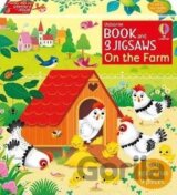 Usborne Book and 3 Jigsaws: On the Farm