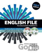 English File Pre-intermediate Multipack A with iTutor DVD-ROM and Oxford Online Skills (3rd)