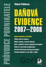 Daňová evidence 2007-2008