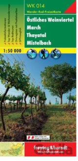Östliches Weinviertel – March – Thayatal – Mistelbach, Wanderkarte 1:50 000