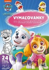 Vymaľovanky so samolepkami - Labková patrola (A4)