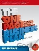 Horan, J: One Page Business Plan