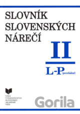 Slovník slovenských nárečí II (L - P)