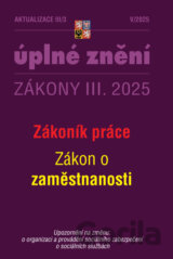 Aktualizace III/3 / 2025 - Zákoník práce
