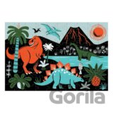 Puzzle: Svietiace v tme Dinosaurus