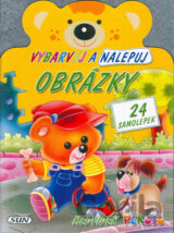 Vybarvuj a nalepuj - medvídek Pekoso