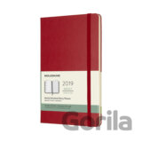 Moleskine – 12-mesačný plánovací červený diár 2019