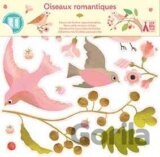 Nálepky na okno - Romantické vtáčiky