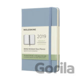 Moleskine – 12-mesačný plánovací svetlo modrý diár 2019