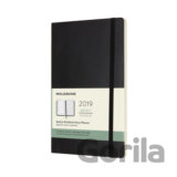 Moleskine – 12-mesačný plánovací čierny diár 2019