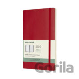 Moleskine – 12-mesačný plánovací červený diár 2019