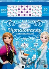 Vymaľovanky s kamienkami - Ľadové kráľovstvo
