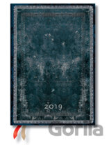 Paperblanks - diár Midnight Steel 2019